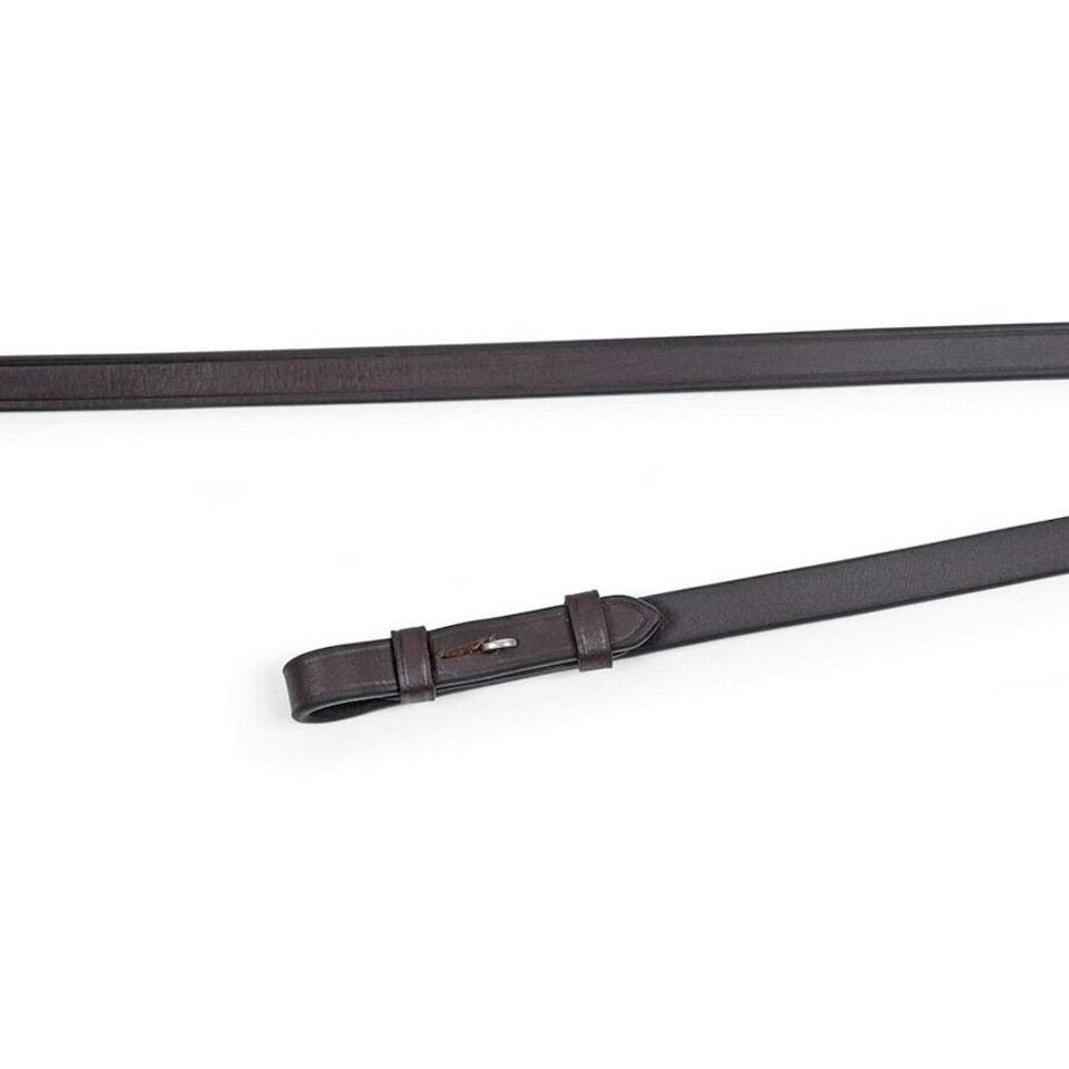Aviemore Leather Horse Plain Reins - Havana - 54in x 0.8in