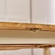 image 5 of Furniturebox Salcombe Oak and Cream Wooden Extendable Dining Table