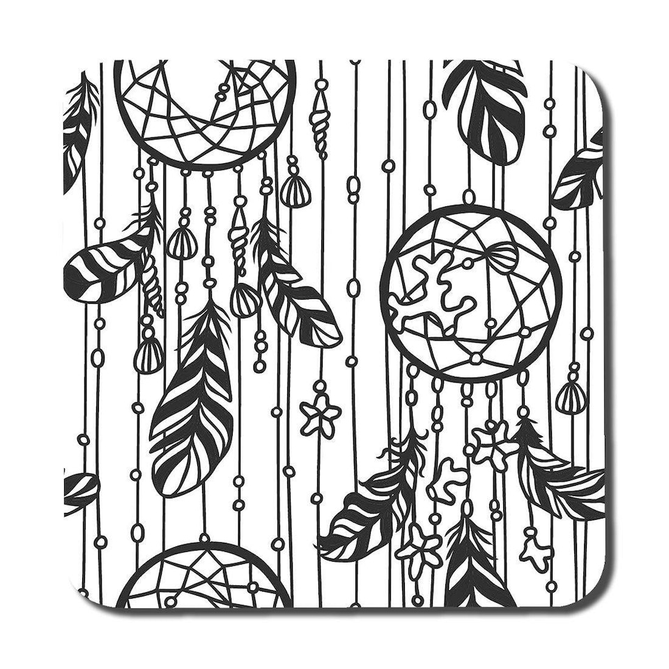 image 1 of Black contour (Coaster)