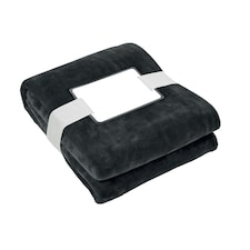 MidOcean Logan RPET Fleece Blanket - Black - One Size | Black
