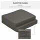 image 5 of Outsunny 2 Pieces Seat Cushion and Back Pad Set for Rattan Furniture 