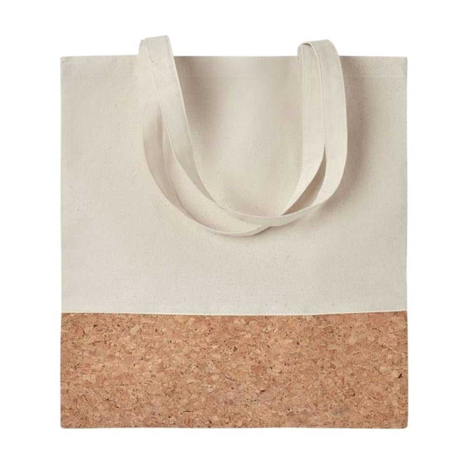 image 1 of MidOcean Illa Cotton Shopper Bag - Beige - One Size | Brown