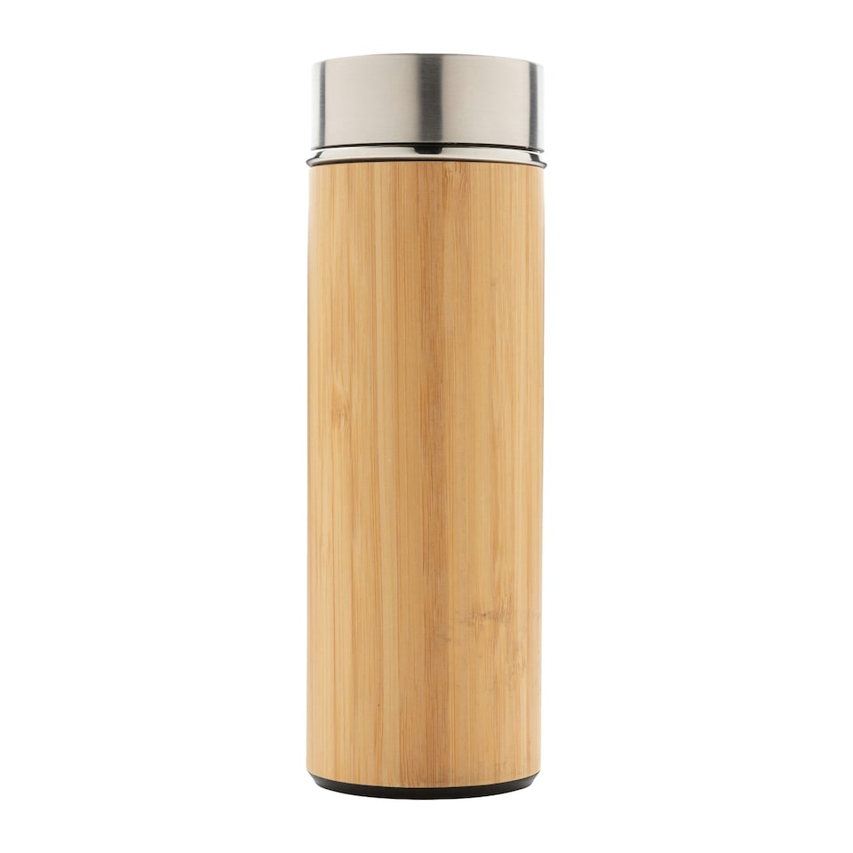 image 1 of XD Collection Bamboo 300ml Bottle - Brown - One Size | Brown | One Size