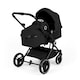 image 2 of Atom 2-in-1 Pushchair – Birth to 22kg (Approx. 4 Years), Lightweight, Compact Fold, Convertible Lie-Flat Seat, Parent & World Facing & More (Black)