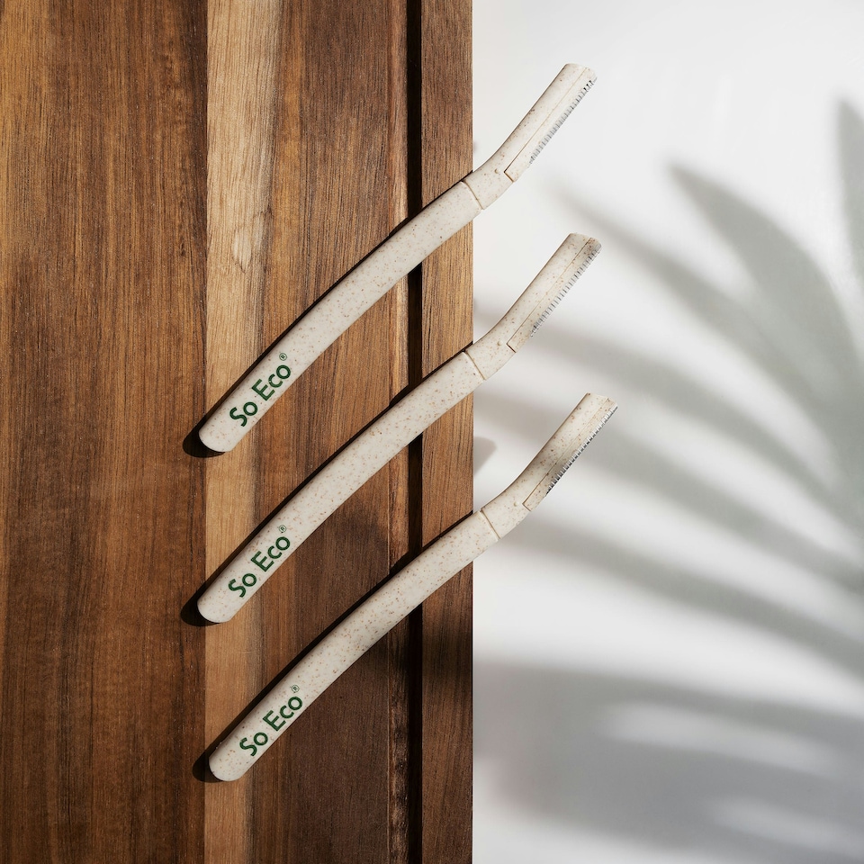 image 1 of So Eco Eyebrow Razors - 3 Pack