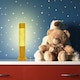 image 2 of Nova Baby Yellow Glitter Lamp Yellow