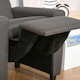 image 9 of HOMCOM Kids Armchair Children Recliner Sofa Lounger Chair w/ Footrest Grey