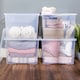 image 7 of Wham Crystal 4 x 80L Stackable Plastic Storage Boxes with Lids