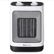 Pro Breeze 2000W Mini Ceramic Fan Heater with Automatic Oscillation