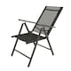 image 3 of 'Varna' Reclining Aluminium Camping Chair Black