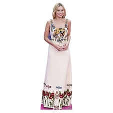 Margot Robbie White Dress Lifesize Cardboard Cutout 169cm