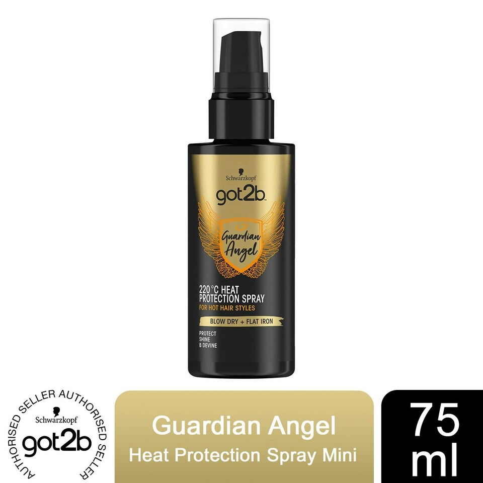 image 1 of Schwarzkopf got2b Guardian Angel Heat Protection Spray Mini, 75ml