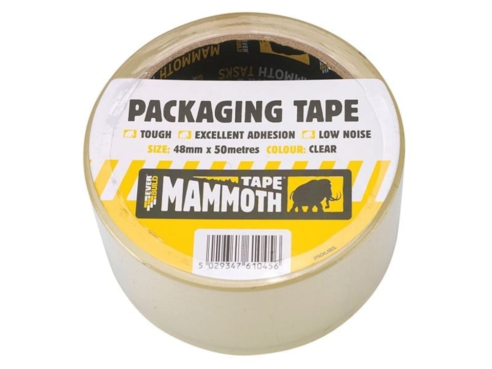 Everbuild Sika - Retail/Labelled Packaging Tape 48mm x 50m Clear