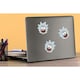 image 3 of Rick And Morty Deluxe Faces Rick Stickers (Pack of 50) - Multicoloured - One Size