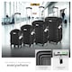 image 3 of Suitcase Set Mila - 4 hard-shell suitcases, including luggage scales and tags | Black | black | 1