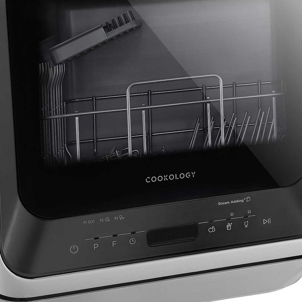 image 1 of Cookology 2 Place Setting Table Top Dishwasher in Compact Mini Size - CMDW2BK Black