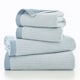 image 2 of The Lyndon Company Willow Weave Stripe Sage Bath Sheet | Green