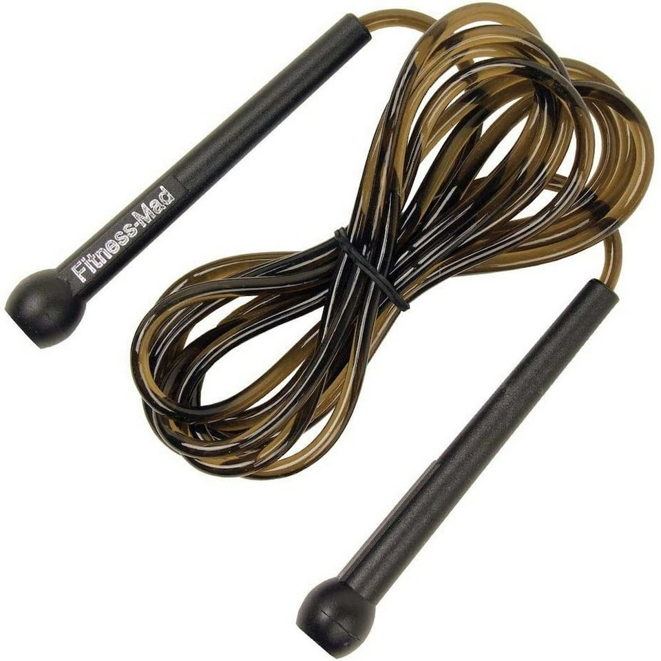 image 1 of Fitness Mad Speed Rope - Black - 8ft