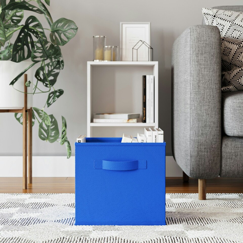 image 1 of Collapsible Non-Woven Storage Box - M Yellow | 0