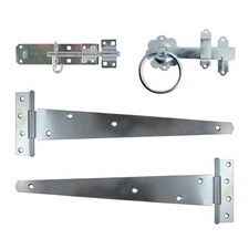 Timco - Side Gate Kit - Ring Latch - Zinc (Size 18" - 1 Each)