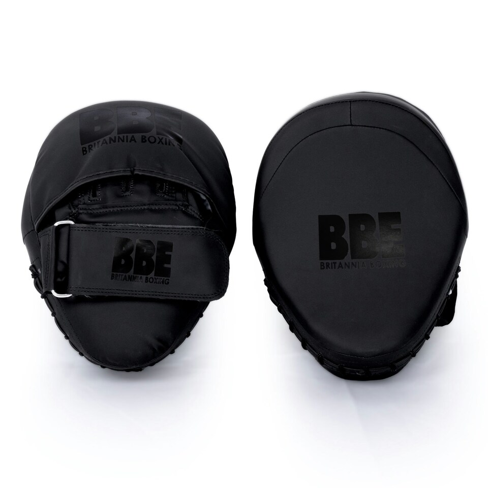 image 1 of Matte Black Curved Boxing Hook & Jab Pads