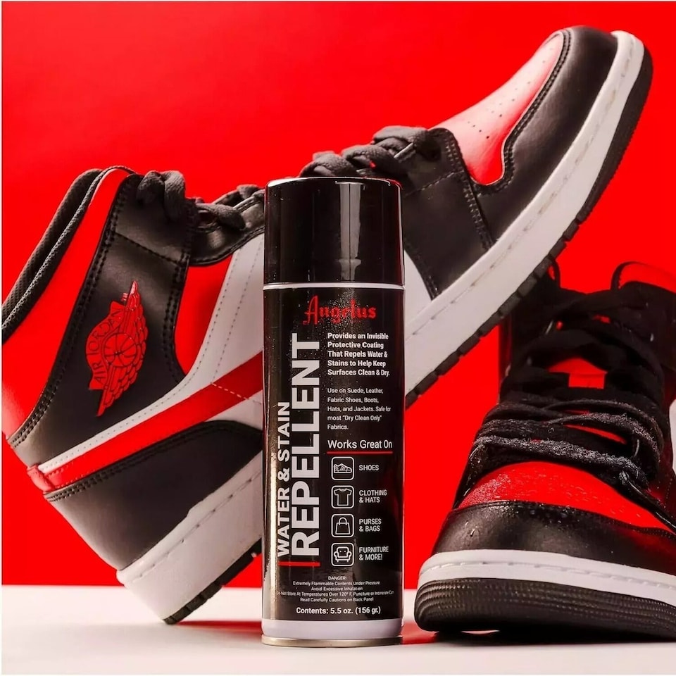 image 1 of Angelus Water & Stain Repellant - Easy Application Aerosol for Leather 5.5oz | Clear