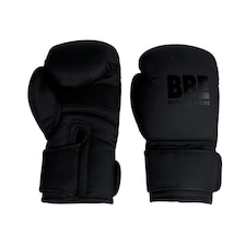 BBE Unisex Adult Boxing Training Gloves - Matt Black - 12oz