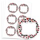 image 1 of Casino Design Round Stickers 88mm - Sheet of 6