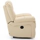 image 4 of Chester Electric Bonded Leather Automatic Recliner Heat & Massage Chair (Cream)