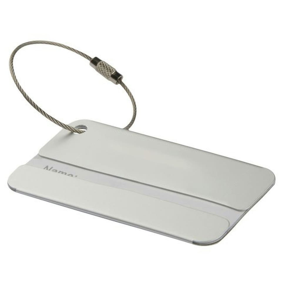 image 1 of Bullet Discovery Luggage Tag - Silver - 8 x 4 x 0.2 cm Silver