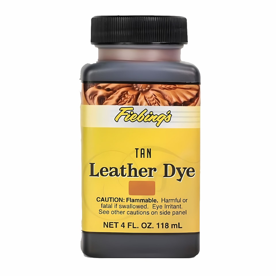 image 1 of Fiebing's Leather Dye - Professional Alcohol-Based Colour Dyes 4oz | Brown | Tan