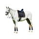 image 3 of Weatherbeeta Therapy-Tec Horse Dressage Saddlepad - Black/Silver/Red - Pony