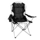 image 1 of Redwood High Back Padded Camping Armchair - Black | Black | Black