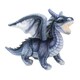 image 4 of Dragon Grey Soft Toy Realistic Looking Dragon Plushe Cuddly Fantasy 30cm Grey