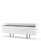 image 3 of Unit Sideboard 2 Drawers 3 Doors in White and Walnut