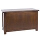 image 5 of Boston Storage Trunk Ottoman - Dark Brown Oriental Pine Blanket Box, Toy Chest and Coffee Table for Home Storage | Brown | Dark Brown | One Size | 1