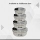 image 6 of Buckingham Stainless Steel Massala Dabba  set ,   7 cups + 1 Spoon  , 22.5 cm  with Acrylic / SS Lid Silver