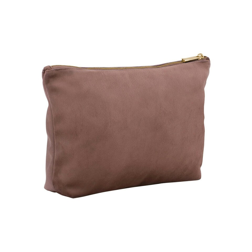 Bagbase Velvet Accessory Bag - Rose Quartz - S (UTRW10016) Pink