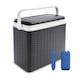 image 1 of 24L Rattan Design Cooler Lunch Box with 2 Ice Packs | Black | 1