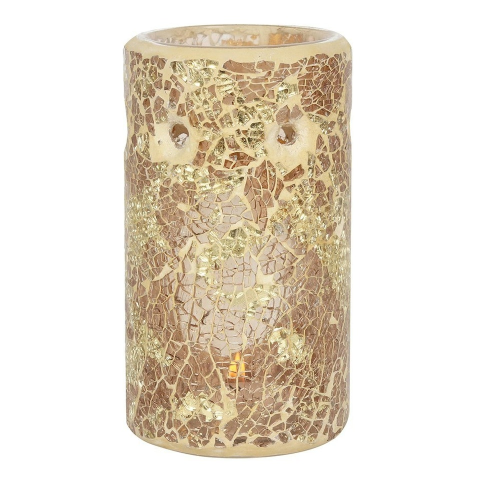image 1 of Something Different Pillar Oil Burner - Gold - One Size
