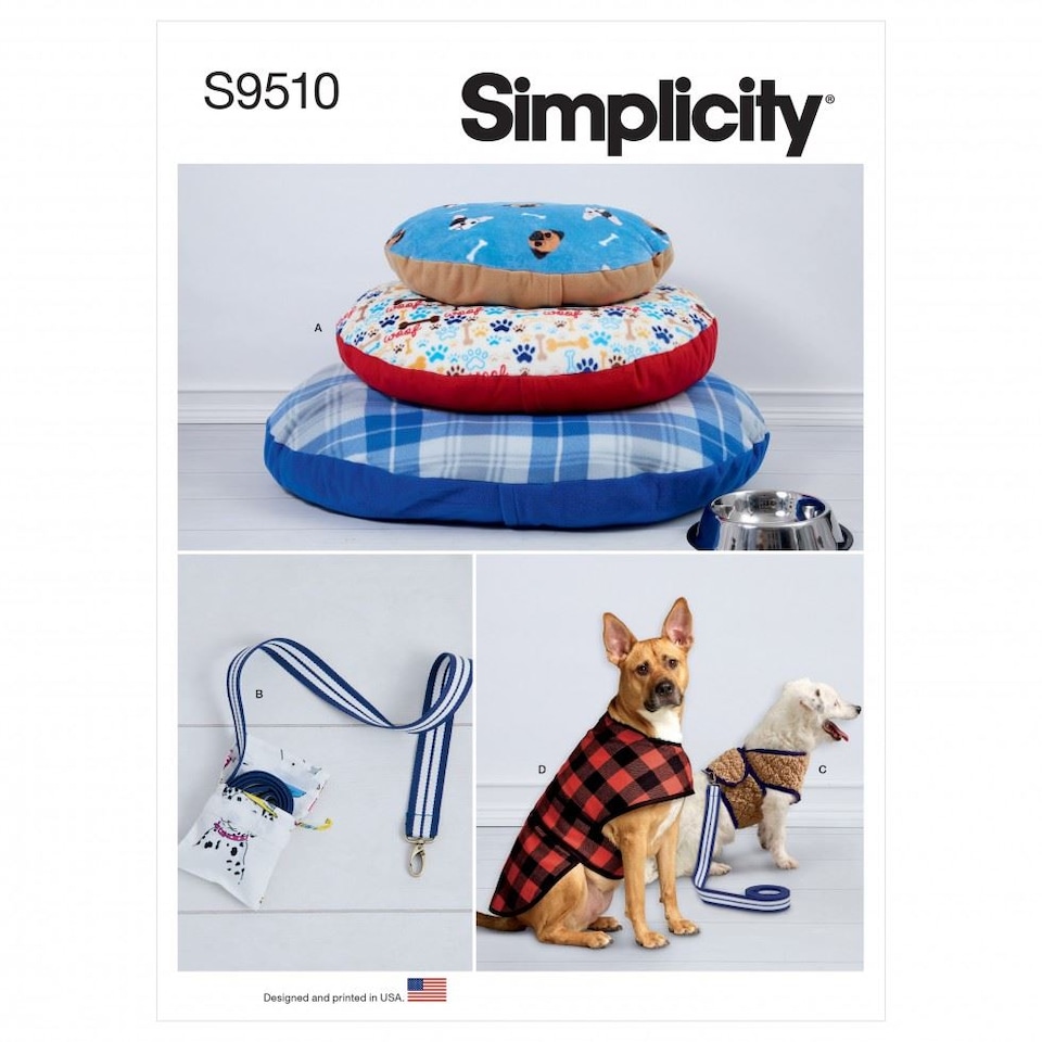 image 1 of Simplicity 9510 Paper Sewing Pattern – Petss Accessories, A (All Sizes in One Envelope), Easy