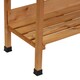 image 3 of Wooden Potting Table Flower Plant Workbench Garden Greenhouse | Brown