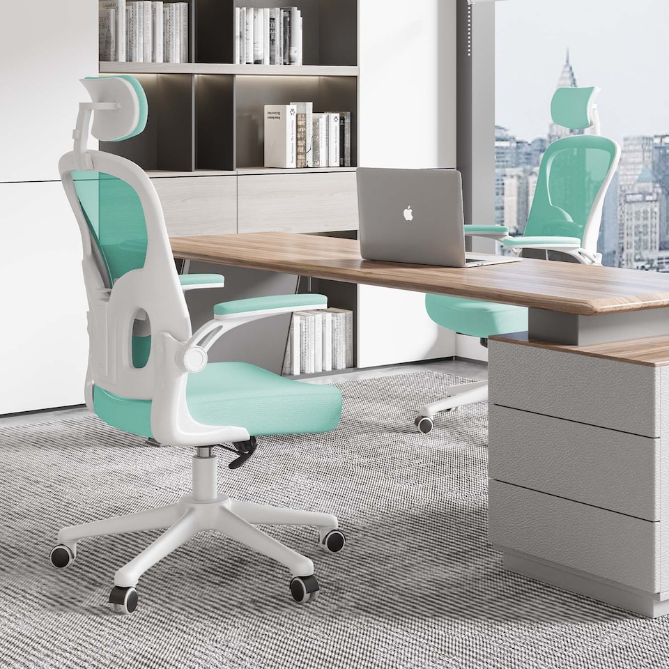 image 1 of Rattantree Ergonomic Office Chair With Headrest & Lumbar Support