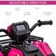 image 4 of HOMCOM 12V Electric Quad Bike for Kids w/ LED Headlights, Music - Pink