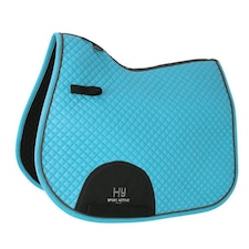 Hy Sport Active GP Cotton Horse Saddlepad - Sky Blue - Full