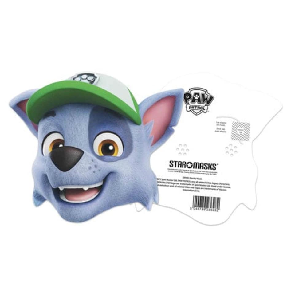 image 1 of Rocky Paw Patrol Cardboard Face Mask