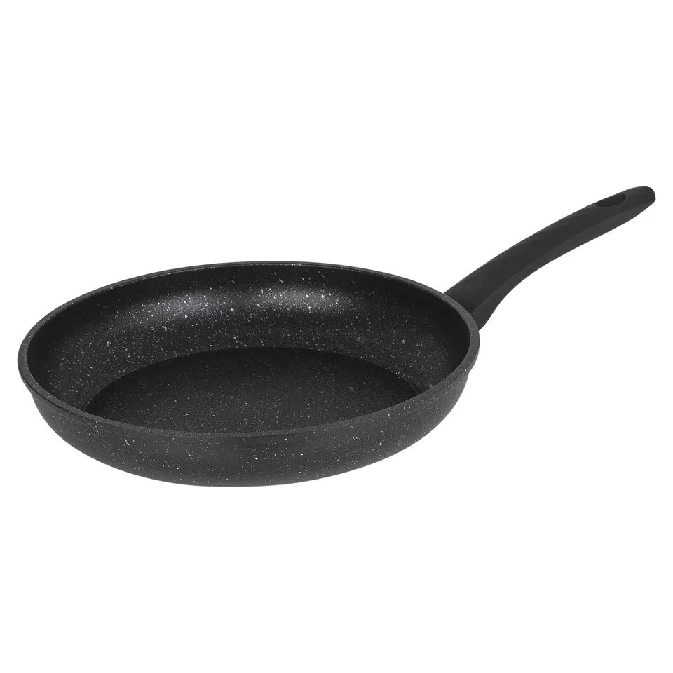 image 1 of 28cm Stainless Steel Induction Frying Pan - Soft Touch Handles