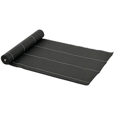 Outsunny 2x50m Weed Barrier Fabric Durable Convenient Design Weed Block Mat