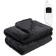 image 1 of MONHOUSE Heated Throw - Single Electric Blanket - 130 x 160 cm - Digital Controller - 9H Timer, 9 Heat Settings, Auto Shutoff