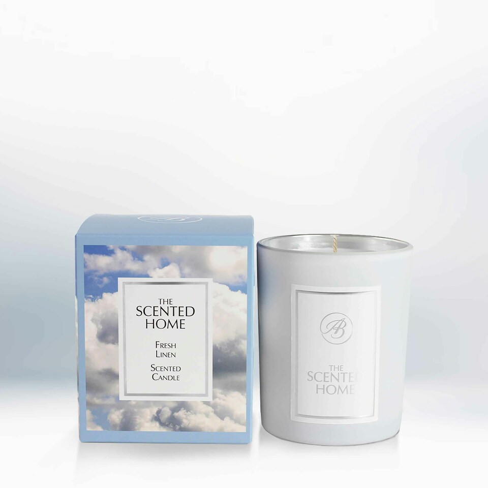 image 1 of Ashleigh & Burwood Fresh Linen Scented Jar Candle 170g White
